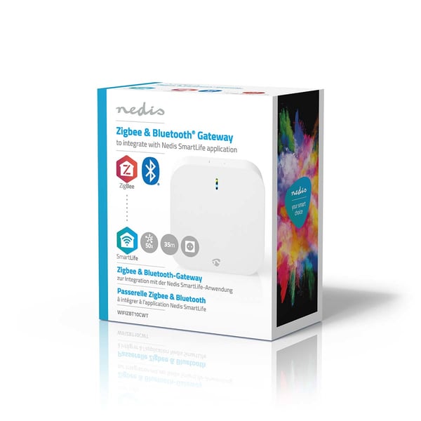 Miniatyrbillede 7 af 9: Nedis WIFIZBT10CWT smart home-modtager Bluetooth 2400 - 2484 MHz Hvid