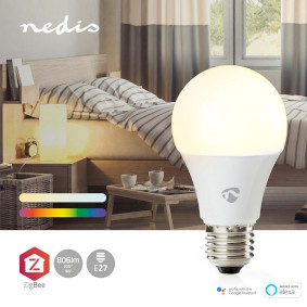 Nedis SmartLife Full Colour LED-lampor Vit 6500 K 60 W E27 F