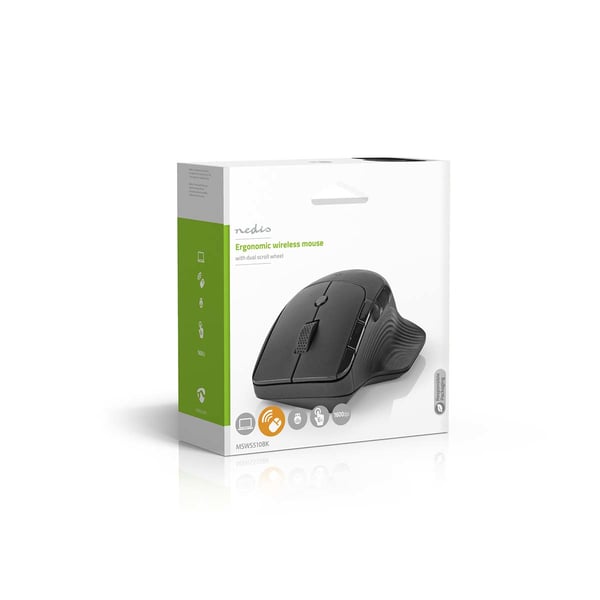 Pikkukuva 7 / 11: Nedis MSWS510BK hiiri Office Oikeakätinen USB A-tyyppi Optinen 1600 DPI