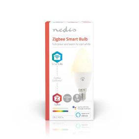 Miniatyrbild 2 av 7: Nedis SmartLife Full Colour LED-lampor Vit 6500 K E14 F