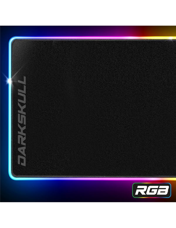 Spirit of Gamer Darkskull Hub RGB - XXXL Gaming musemåtte Sort