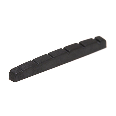 Miniatyrbillede 1 af 3: Graph Tech Guitar Labs TUSQ XL Flat Bottom 12" Radius Strat Nut Sort