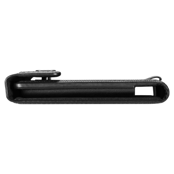 Spigen AFA05538 passinsuojus Musta Kangas, Vegan leather 5 taskua