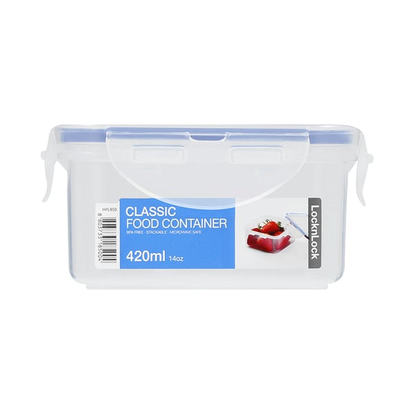 Miniatyrbillede 1 af 4: Lock & Lock HPL822 enhed til madopbevaring Firkant Kasse 0,6 L Transparent 1 stk