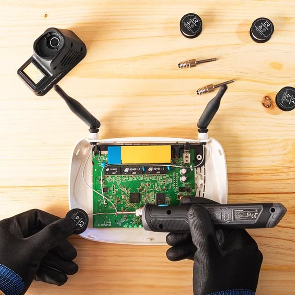 Pikkukuva 5 / 7: Cecotec CecoRaptor Perfect Solder 360 Advance Akkukolvi 450 °C Musta, Harmaa