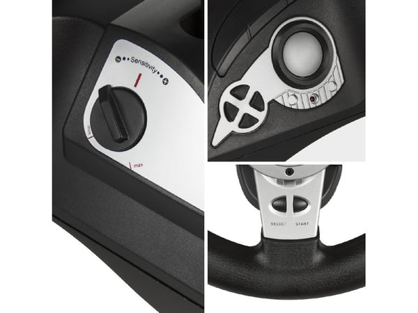 Miniatyrbillede 2 af 8: NanoRS RS700 spil-controller Sort, Sølv USB Rat Analog/digital Android, Nintendo Switch, PC, PlayStation 4, Playstation 3, Xbox One