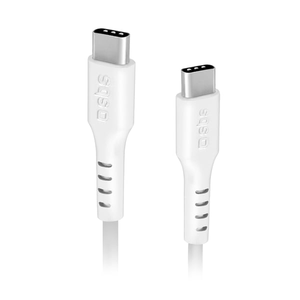 SBS TECABLETCC20W USB-kabel USB 2.0 1,5 m USB C 0,48 Gbit/sek. Hvid SBS TECABLETCC20W USB-kabel USB 2.0 1,5 m USB C 0,48 Gbit/sek. Hvid