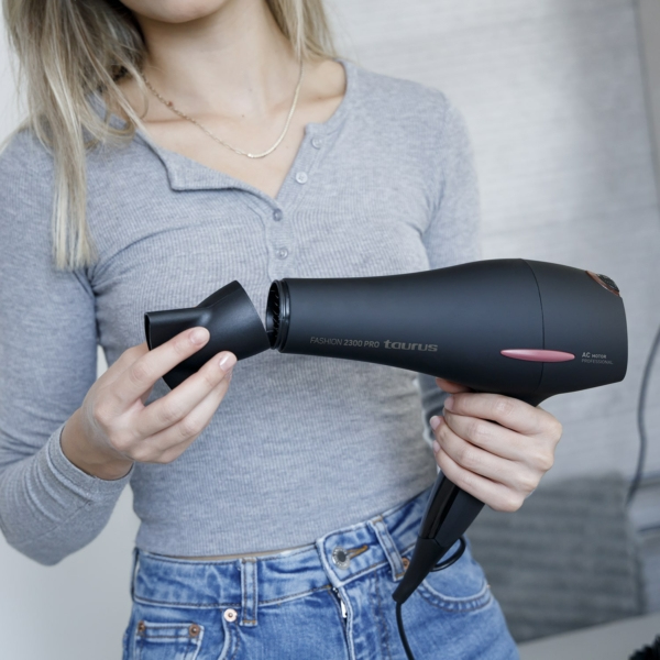 Miniatyrbillede 2 af 6: Taurus Fashion 2300 Pro hårtørrer 2200 W Sort