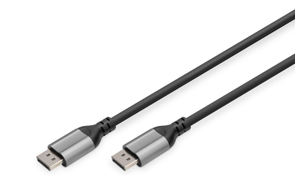 Miniatyrbillede 1 af 2: Digitus DB-340105-010-S DisplayPort kabel 1 m Sort