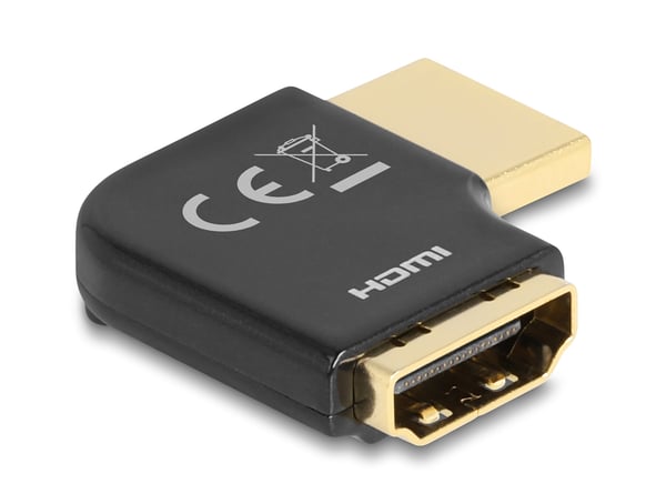 Miniatyrbild 1 av 2: DeLOCK 60018 kabelomvandlare (hane/hona) HDMI Svart