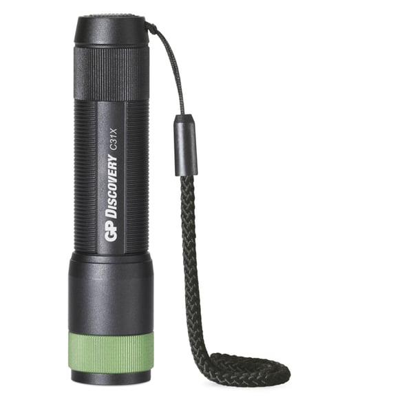 Miniatyrbild 4 av 9: GP Batteries C31X Svart Ficklampa