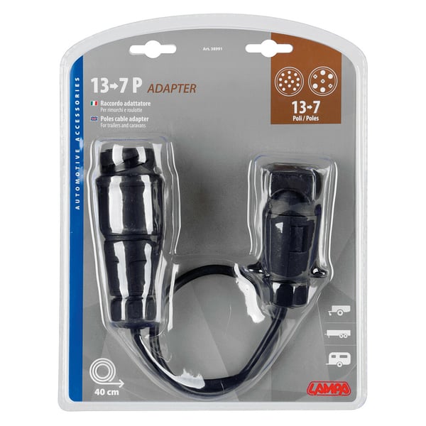 Lampa 38991 Kopplingsadapter till släpvagn