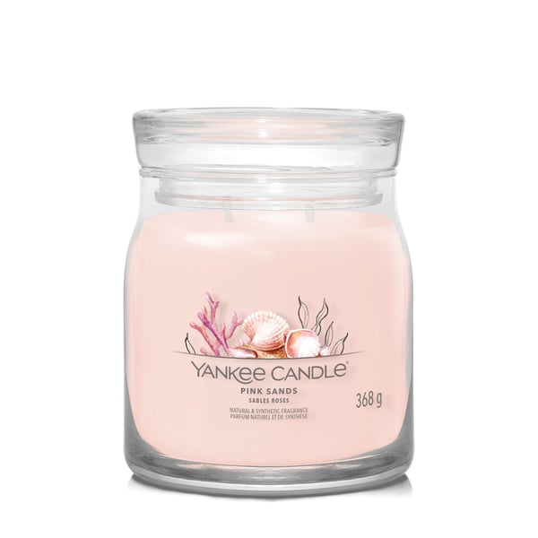Yankee Candle Pink Sands vokslys Rund Lyserød 1 stk