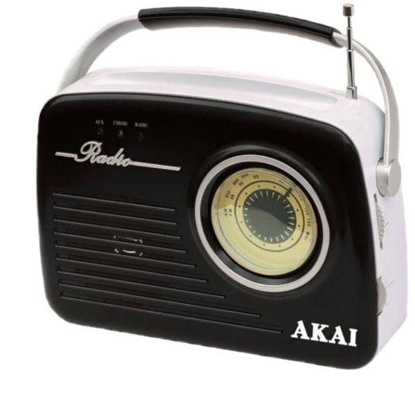 Akai APR-11BBLK radio Bærbar Analog Sort