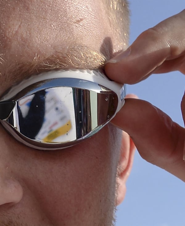 Miniatyrbillede 2 af 6: Arena Air Speed Mirror svømmebrille Voksen Unisex One size