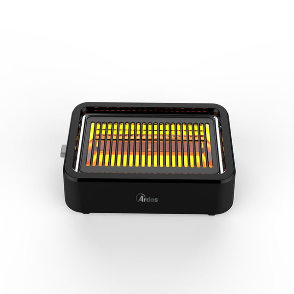 Miniatyrbild 2 av 4: Ardes ARGRILL01 raclettegrill 1 personer 1300 W Svart