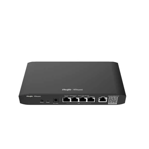 Ruijie Networks RG-EG105G-PV2 kabelansluten router Gigabit Ethernet Svart
