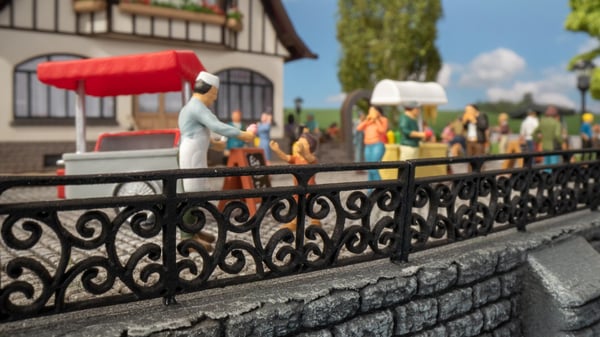 Miniatyrbillede 1 af 3: NOCH 14209 skalamodell dele og tilbehør Rækværk
