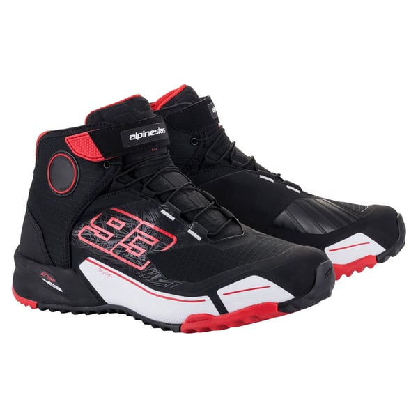 Alpinestars 2611921-132-8 motorcykel fodtøj Hanstik Voksen Sort, Rød, Hvid