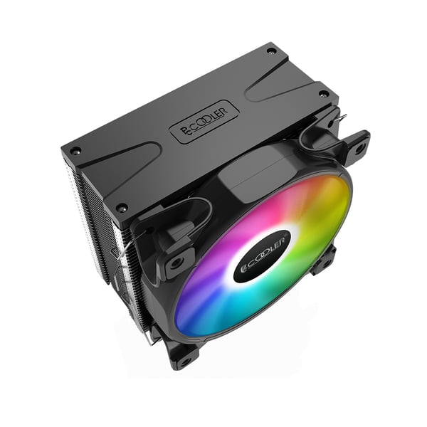 Miniatyrbild 2 av 6: PCCOOLER GI-D56V Halo RGB CPU Kühler Processor Nedkylningssats 12 cm Multifärg