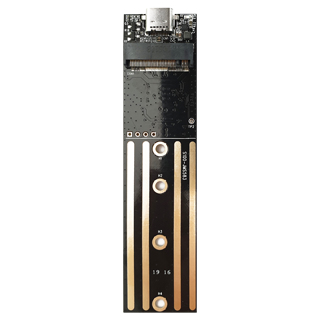 Atlantis Land A06-M2-NVME-01 Hölje för lagringsenheter SSD-inkapsling Svart M.2
