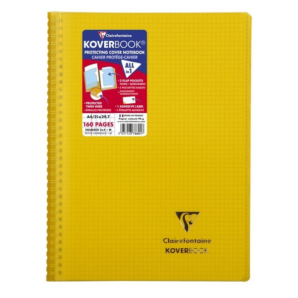 Clairefontaine 376601C blok og notesblok A4