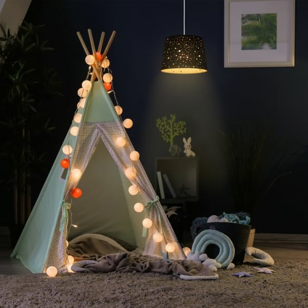 Miniatyrbild 3 av 7: Relaxdays 4052025919337 taklampor E27