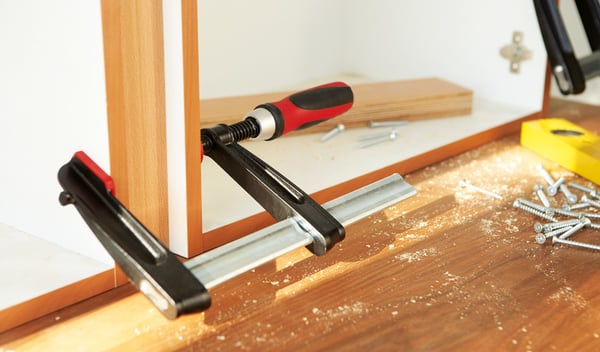 Miniatyrbillede 2 af 5: BESSEY TPN30BE-2K klemme F-klemme 30 cm Aluminium, Sort, Rød
