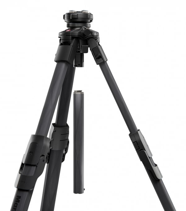 Manfrotto ONE Carbon Hybrid Tripod kolmijalka Digitaalinen ja elokuva-kamerat 3 jalkoja Musta