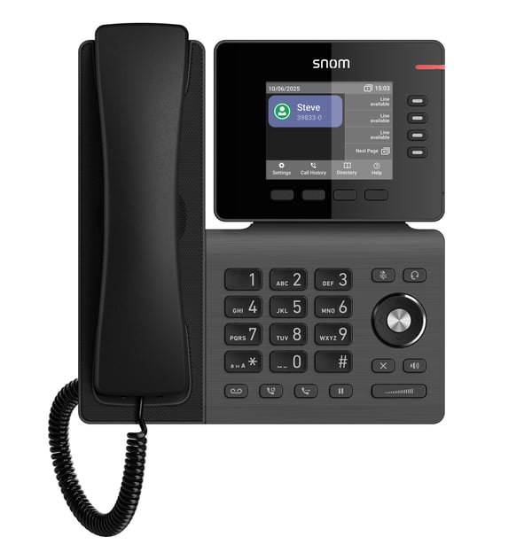 Miniatyrbillede 3 af 3: Snom D810W IP-telefon Sort IPS Wi-Fi