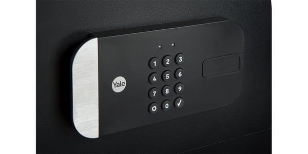 Yale YSS/250/EB1 säkerhetsskåp Fristående kassaskåp Svart