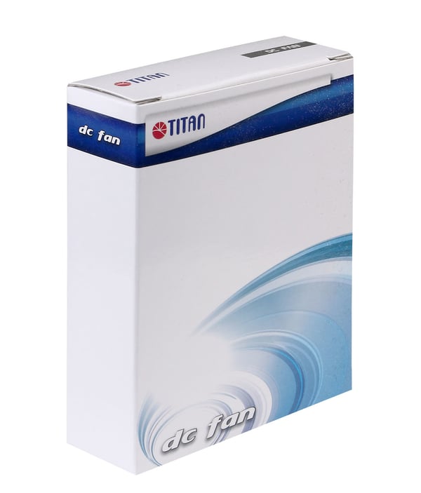Titan TFD-8015M12Z Computerkølesystem Computerkabinet Ventilator 8 cm Sort