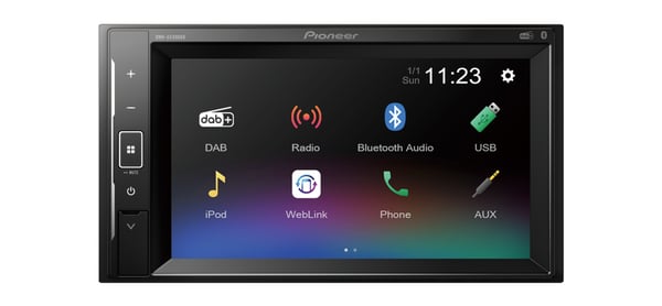 Pikkukuva 1 / 3: Pioneer DMH-A240DAB Musta 200 W Bluetooth