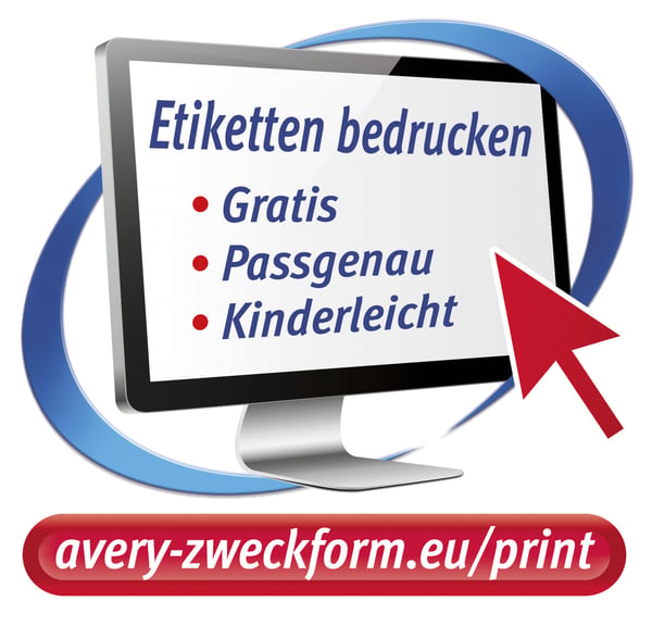 Miniatyrbillede 4 af 6: Avery 6125 Hvid