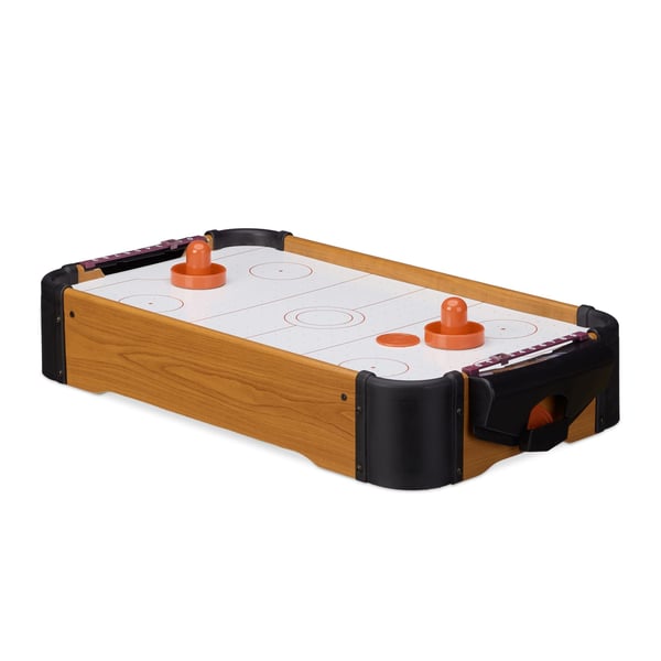 Miniatyrbillede 1 af 7: Relaxdays 10022514 air hockey bord Airhockey bord Voksen Sort, Brun, Hvid