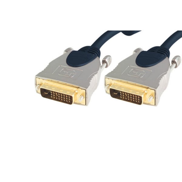 shiverpeaks sp-PROFESSIONAL DVI kabel 2 m DVI-D Blå, Krom