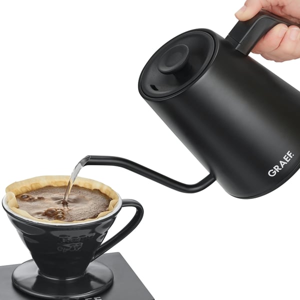 Graef GK502 elkedel 0,9 L 1200 W Sort