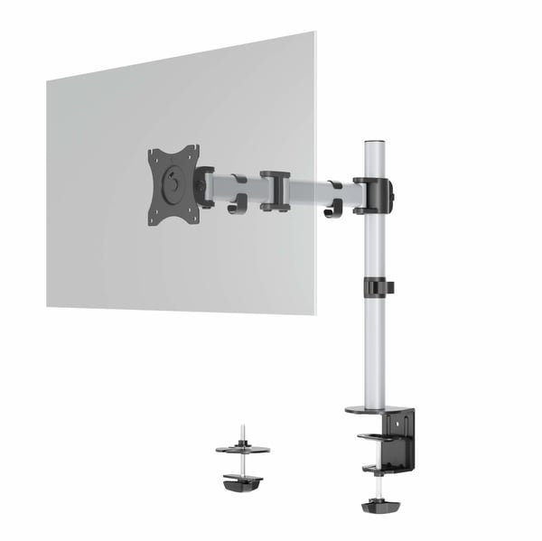 Pikkukuva 1 / 7: Durable 509423 monitorin kiinnike ja jalusta 68,6 cm (27") Seinä Hopea