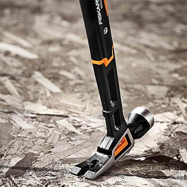 Fiskars 1020214 hammare Klohammare Svart, Metallisk, Orange