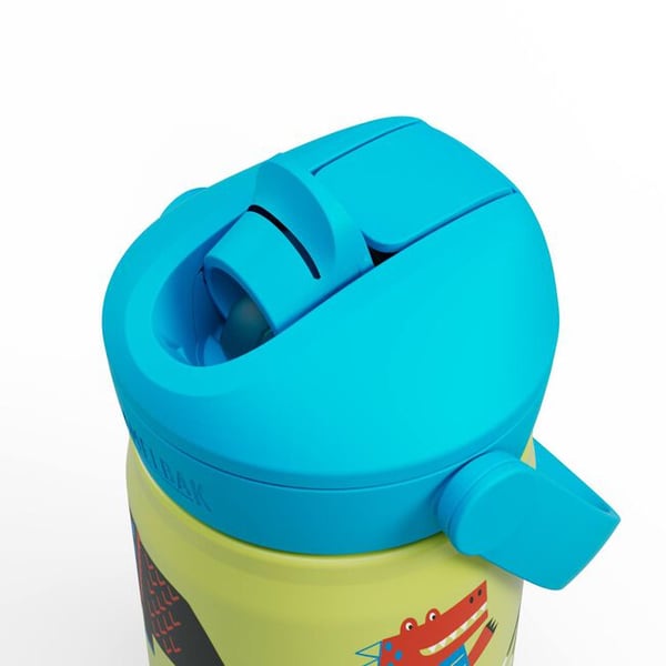 CamelBak Thrive Flip Straw Kids Daglig användning 400 ml Rostfritt stål Blå, Oliv