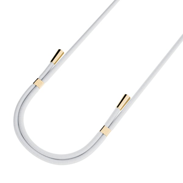3MK EasyClip strop Mobiltelefon Nylon, Zink Guld, Hvid