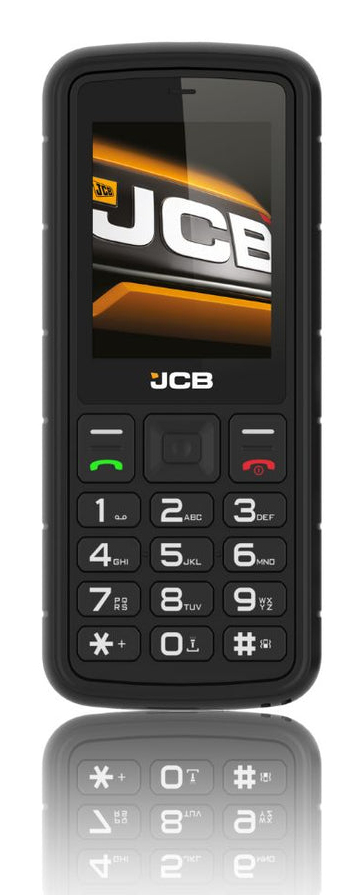 JCB Phone TP-2F mobiltelefoner 6,1 cm (2.4") 136 g Svart, Orange Robust telefon