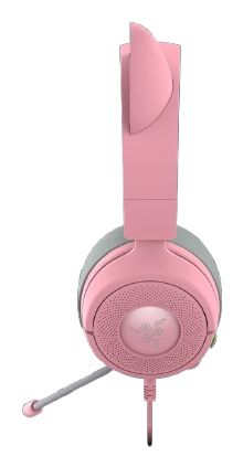Miniatyrbillede 6 af 6: Razer Kraken Kitty V3 X Headset Ledningsført Spil Lyserød