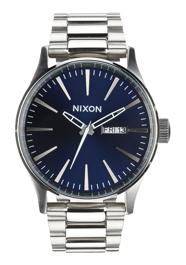Nixon Sentry SS Armbåndsur Hanstik Kvarts Sølv