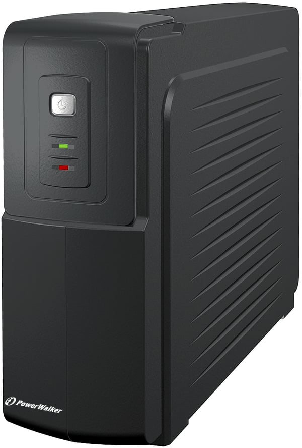 Miniatyrbillede 1 af 2: PowerWalker VFD 600 UPS-enhed 0,6 kVA 300 W 2 AC stikkontakt(er)