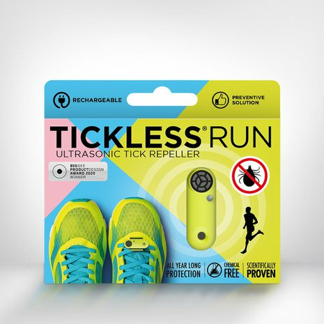 Tickless Run Automatisk Insektsavstötande medel Lämplig för inomhusbruk Lämplig för utomhusbruk Gul