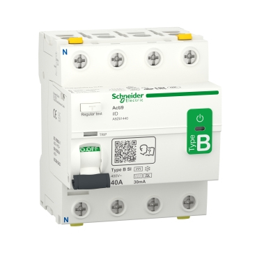Schneider Electric FI IID 4P 40A 30mA TYP B-SI / SCHN.E A9Z61440