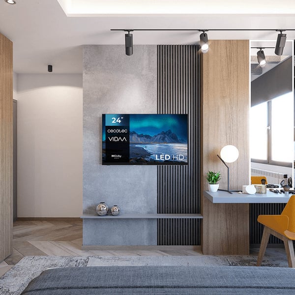 Miniatyrbillede 2 af 8: Cecotec A5 series ALH50024 61 cm (24") HD Smart TV Wi-Fi Sort