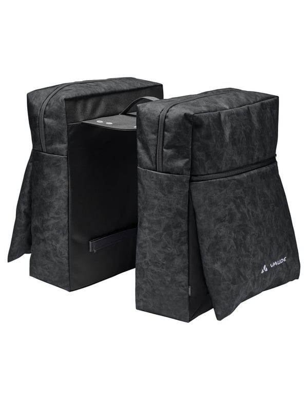 Miniatyrbillede 2 af 5: VAUDE TwinZipper Ramme Cykeltaske 48 L Polyester, Polyurethan Sort