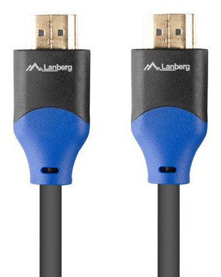 Miniatyrbild 5 av 5: Lanberg CA-HDMI-15CU-0018-BK HDMI-kabel 1,8 m HDMI Typ A (standard) Svart